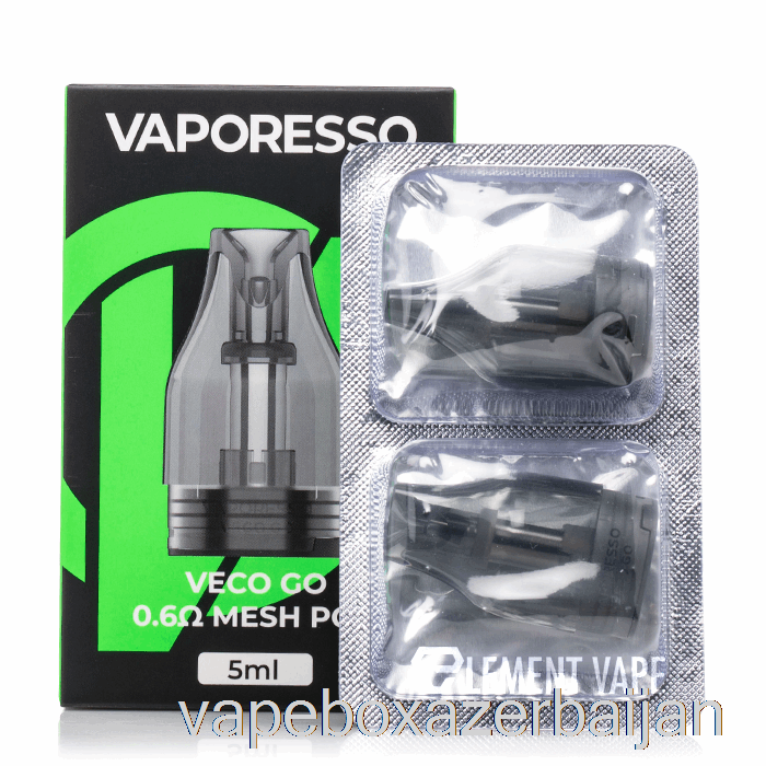 E-Juice Vape Vaporesso VECO Go Replacement Pods 0.6ohm VECO Go Pods